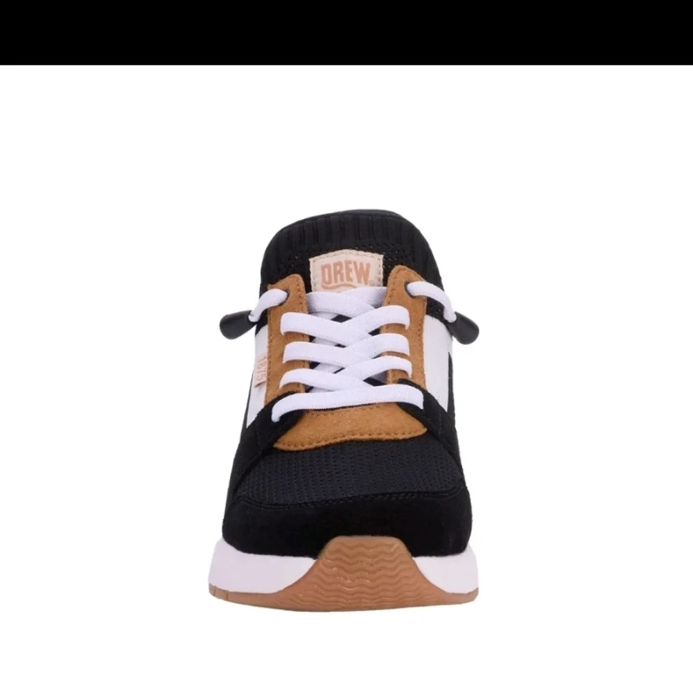 Drew Women's Bobbie - No Hands Lightweight sneakers, Black Combo 10837